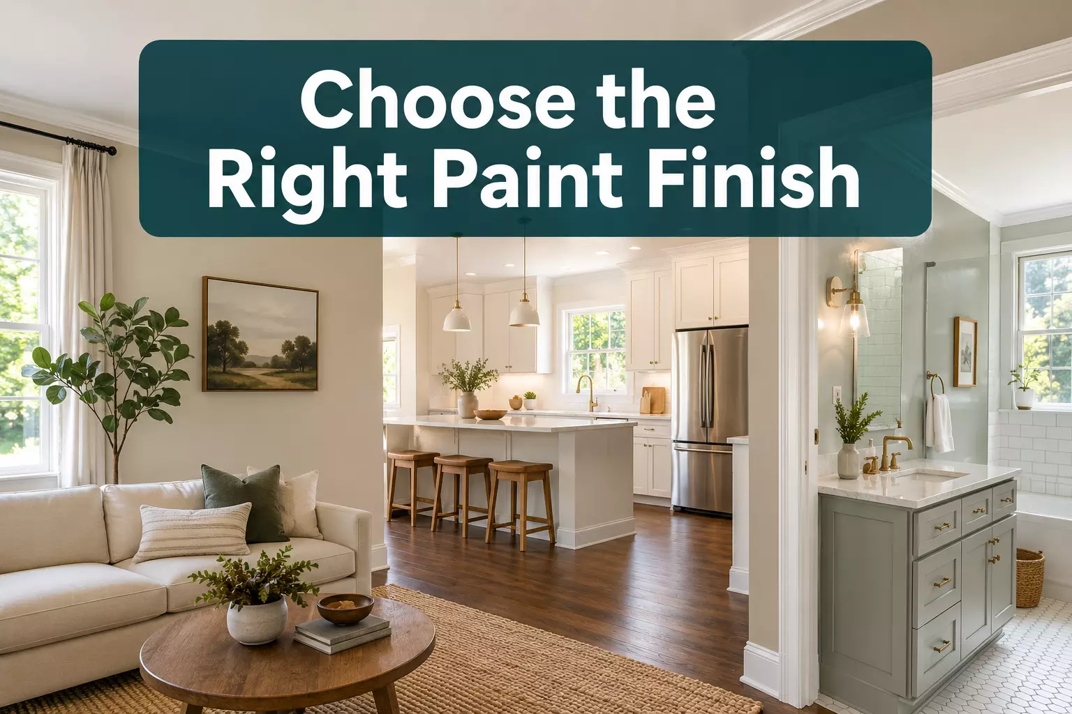 Teal overlay paint finish hero sans