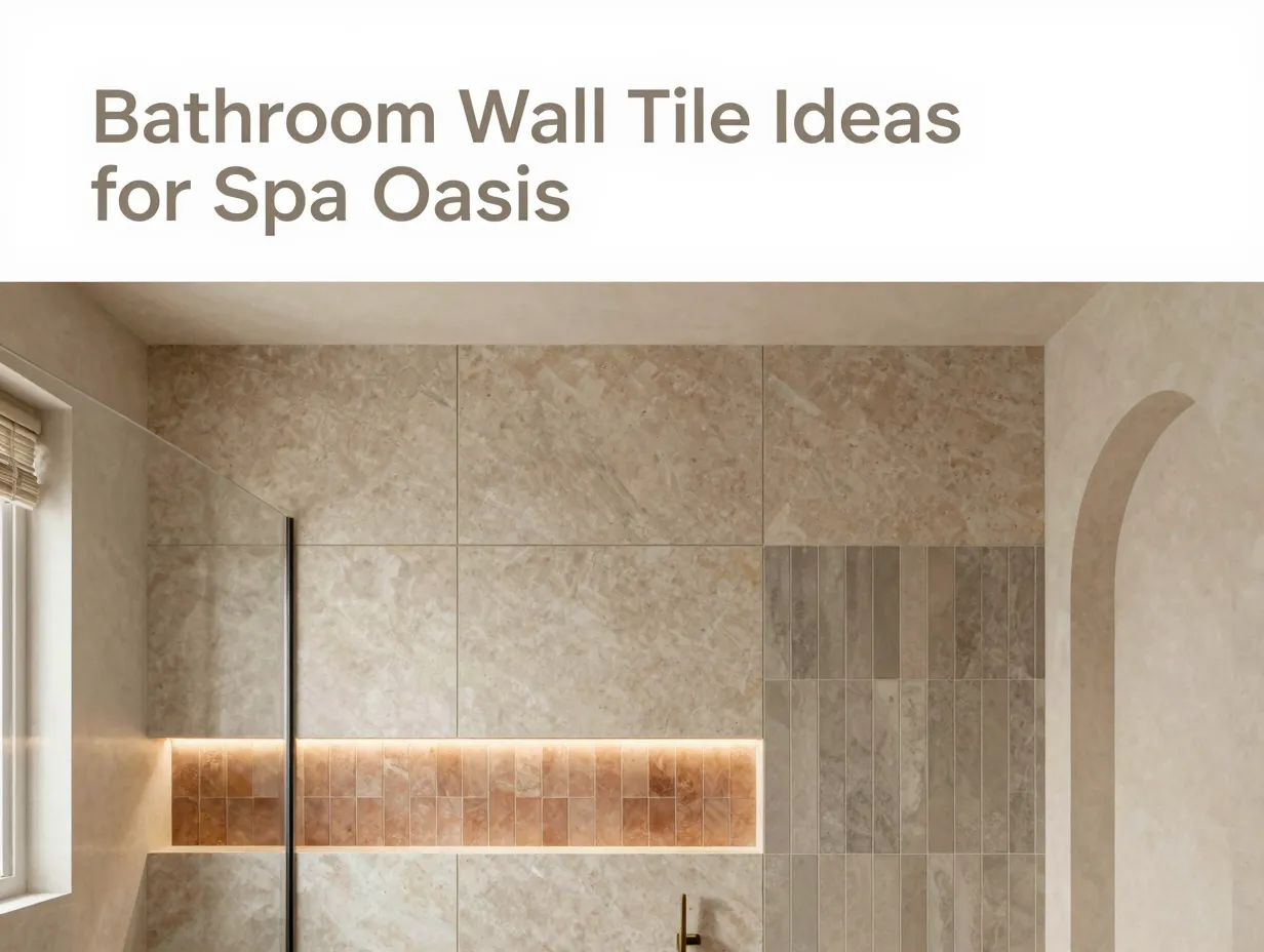 Bathroom wall tile ideas for spa oasis