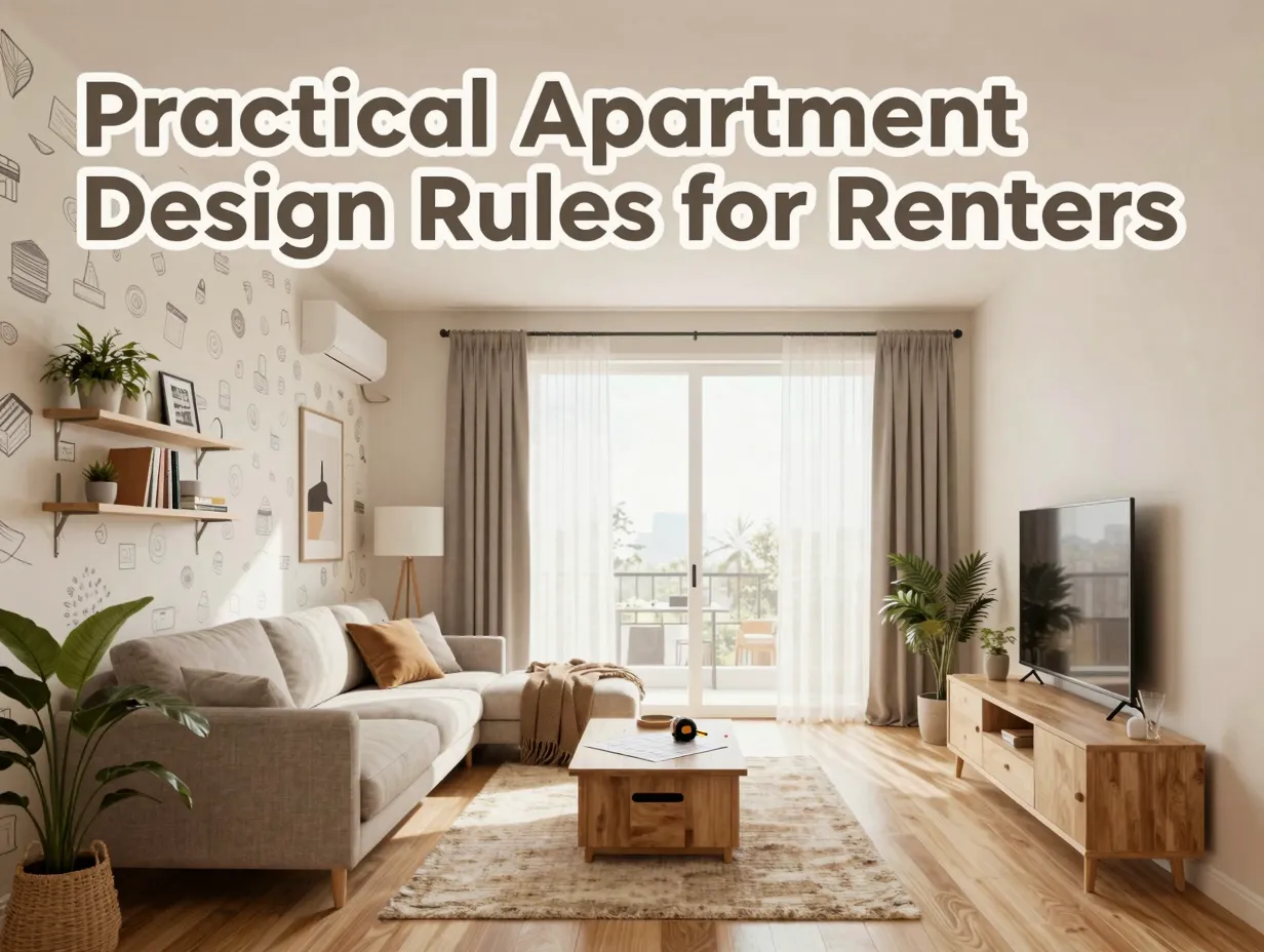 Practical apartment design rules for renters