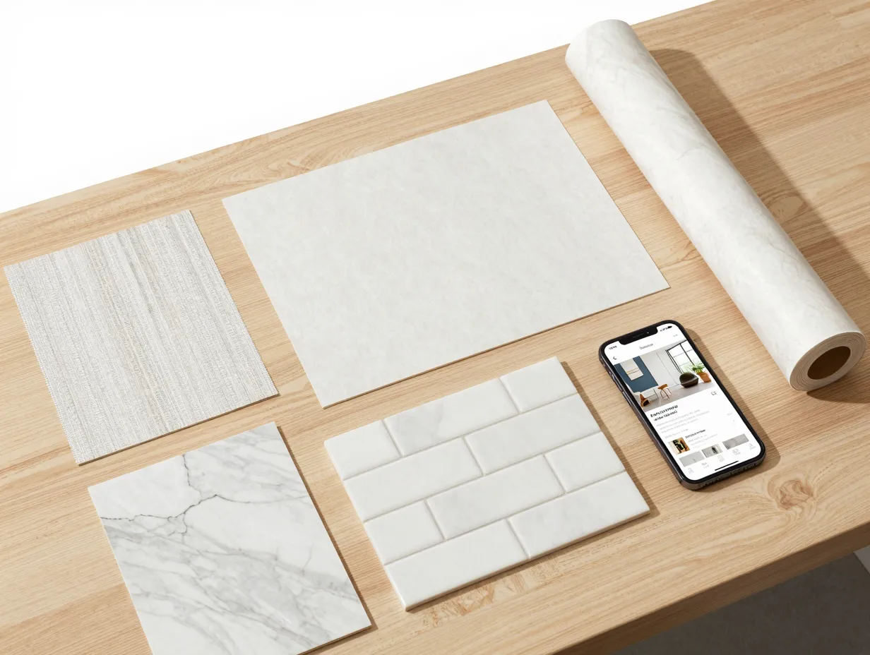 Use peel and stick and removable surfaces as your primary upgrade