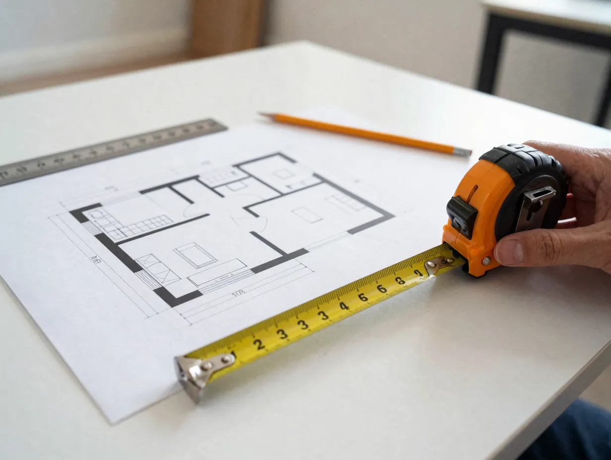 Measure everything and lock a layout before buying furniture