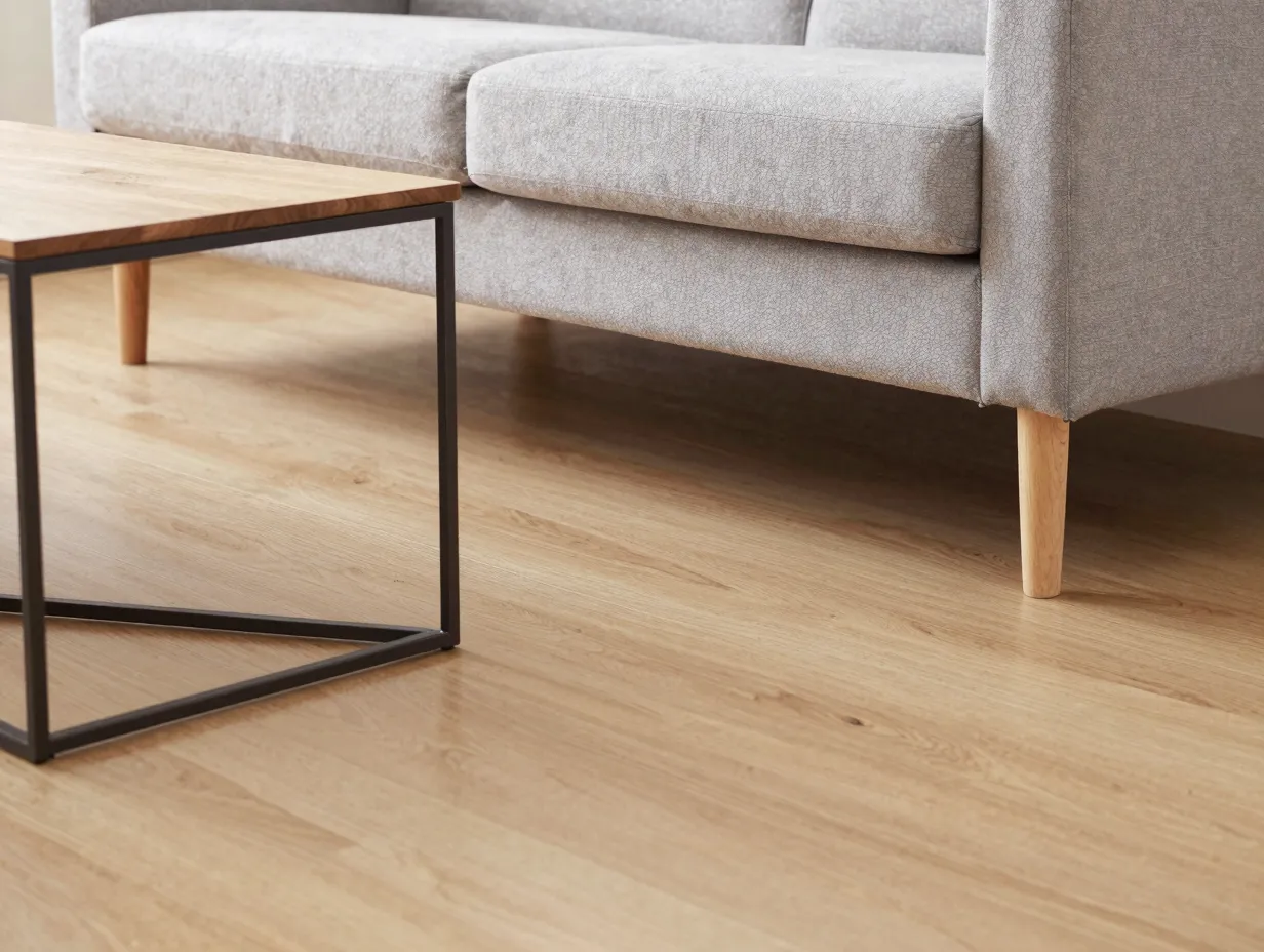 Choose furniture with visible legs