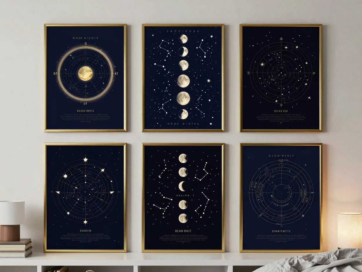 Celestial and mystical poster theme