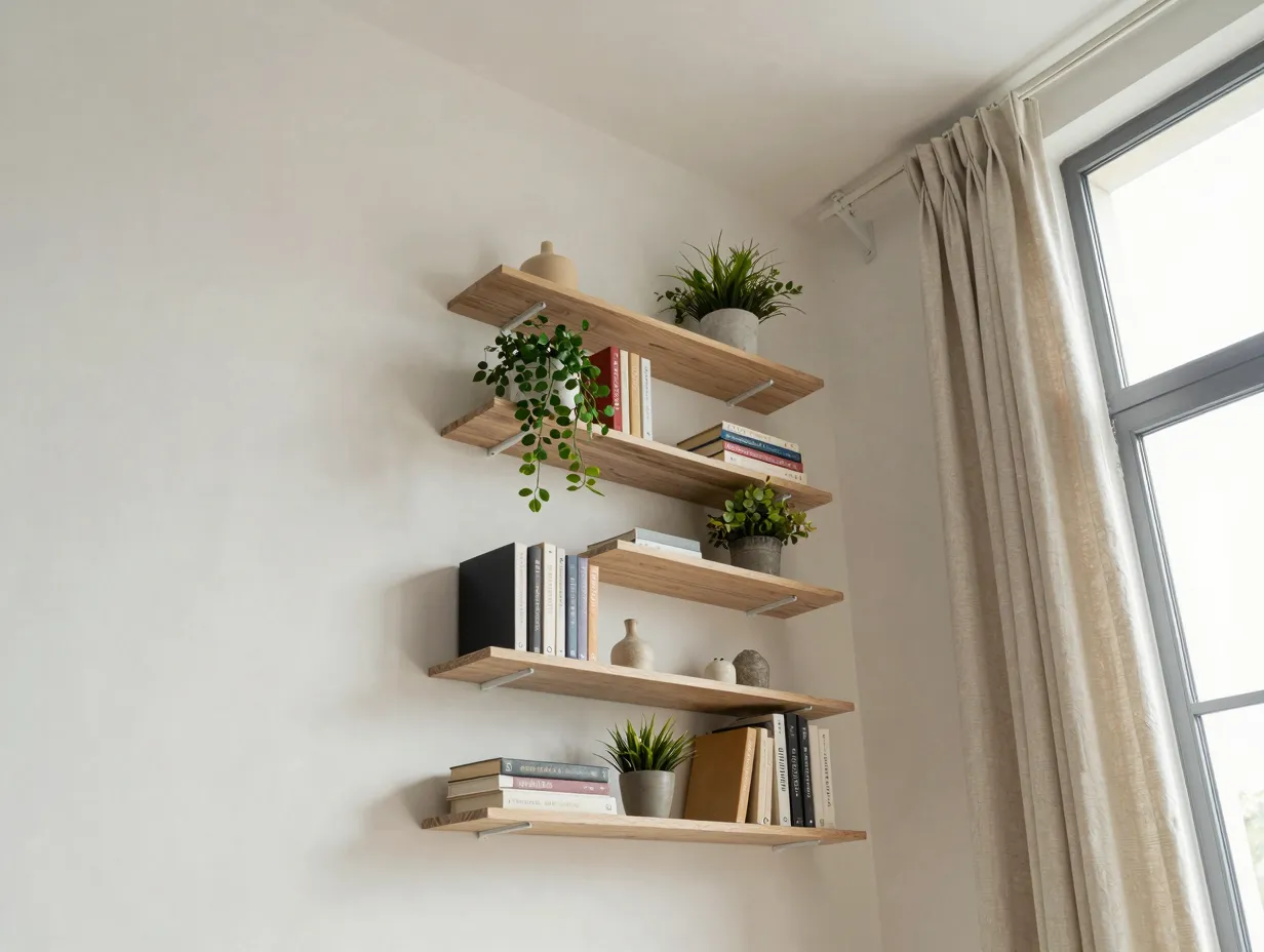 Make walls and vertical space do the heavy lifting