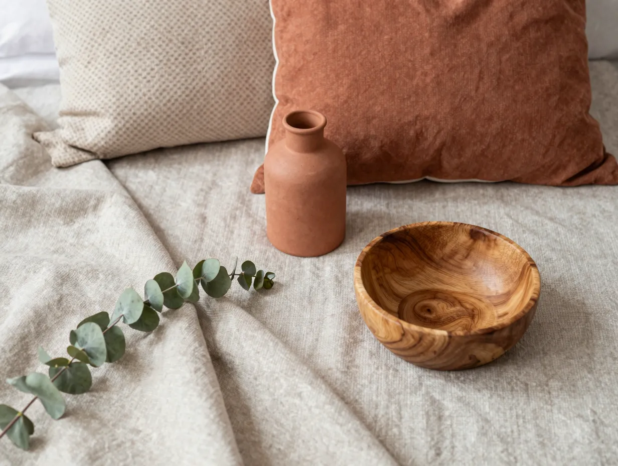Build a cohesive color and material story