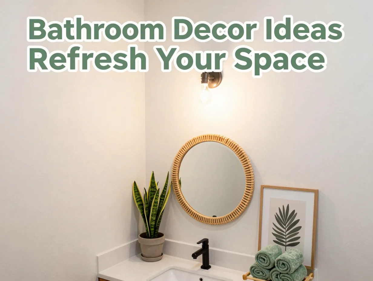 Bathroom decor ideas refresh your space