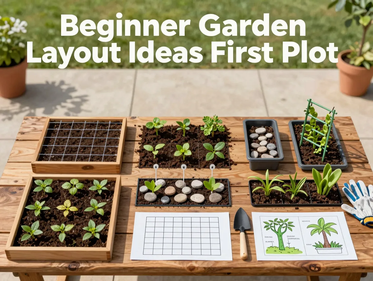 Beginner garden layout ideas first plot