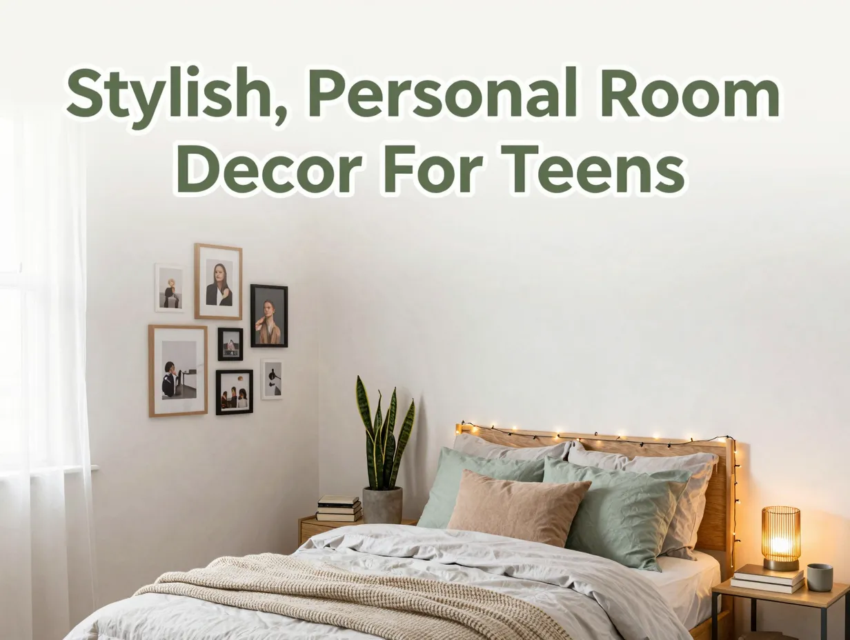 Stylish personal room decor for teens