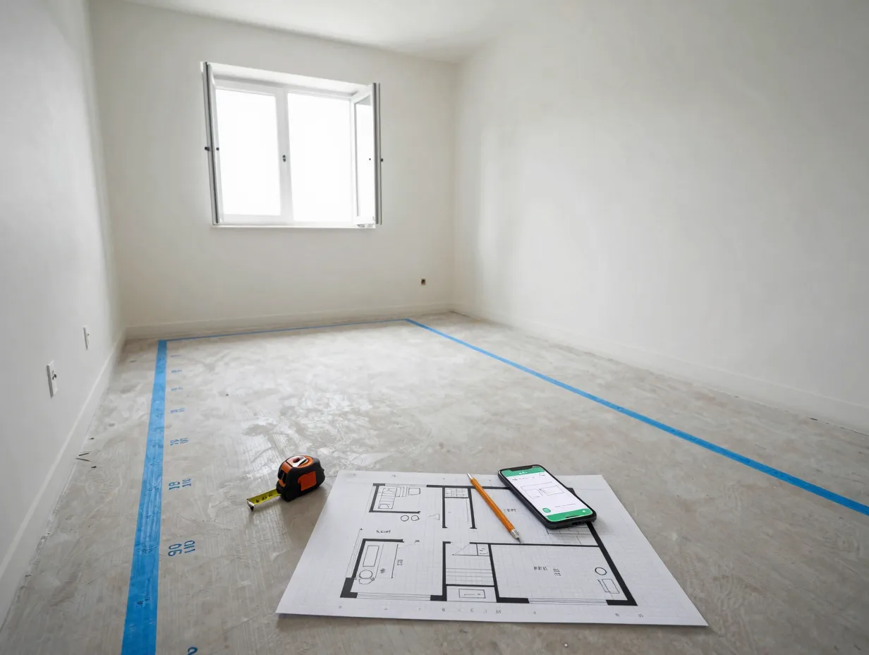 Plan the layout before buying a single piece of furniture