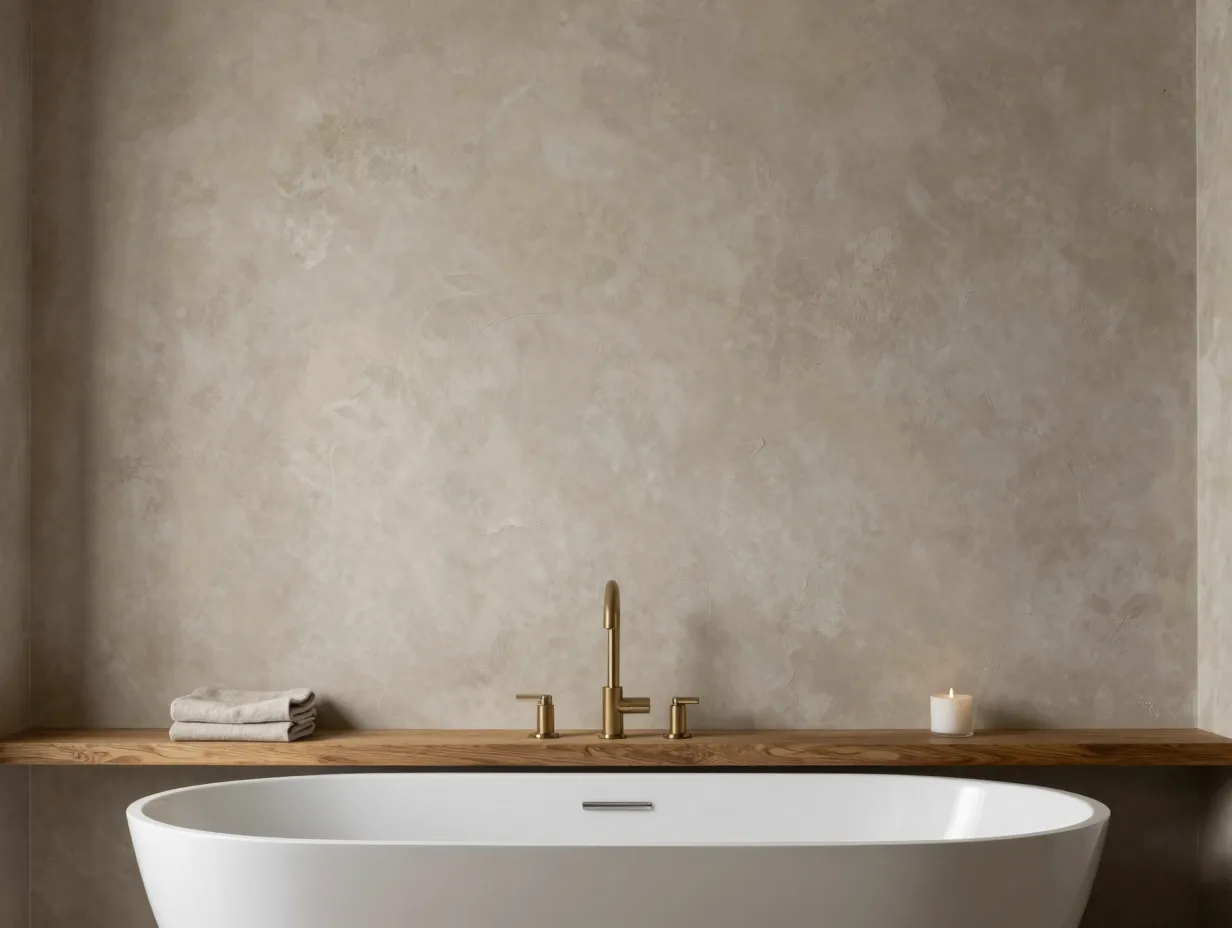 Embrace textured wall finishes