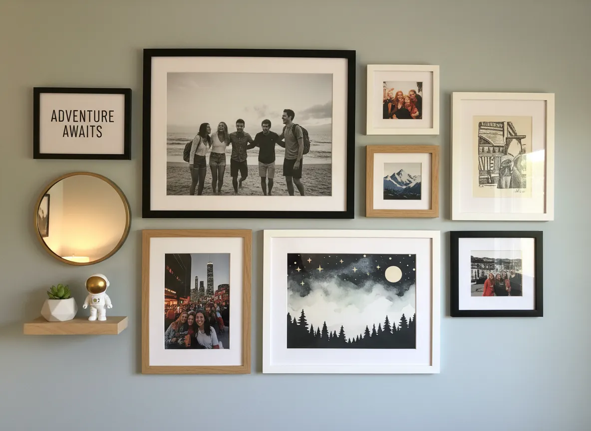 Design a gallery wall that tells your story