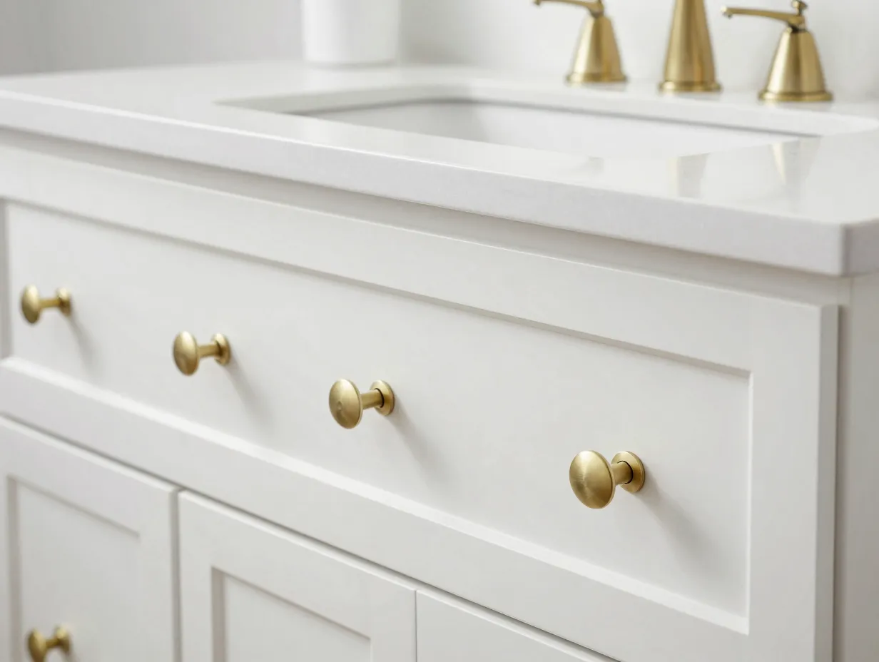 Swap out hardware and fixtures