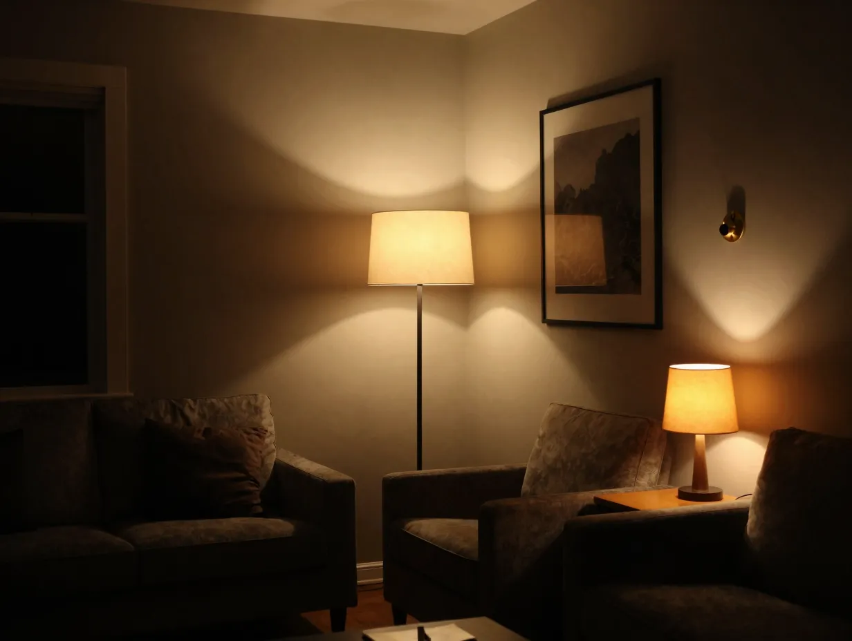 Layer lighting at multiple heights