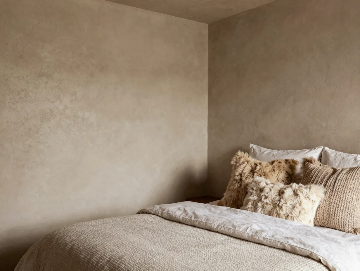 Layer texture on walls ceilings and textiles