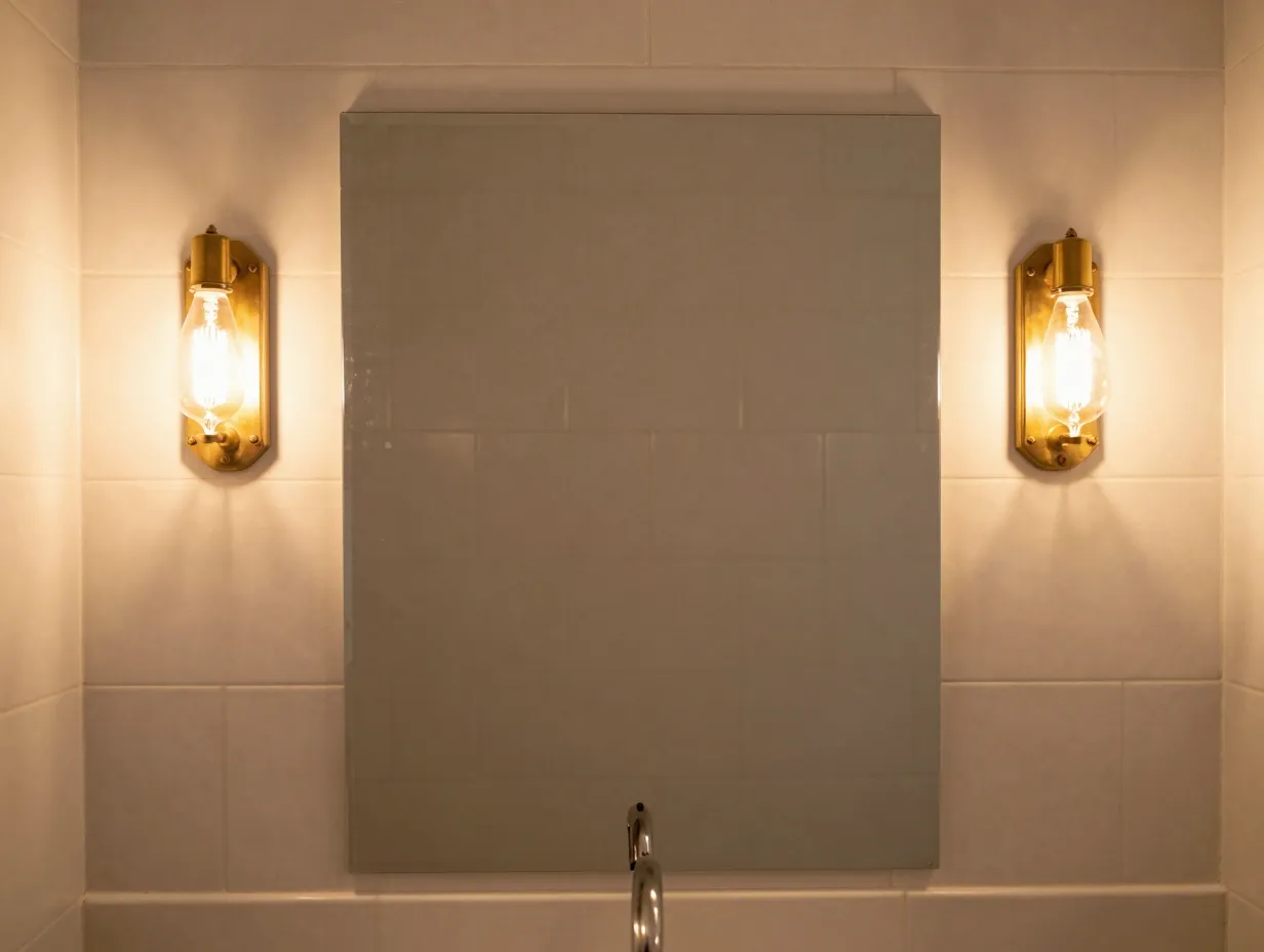 Use strategic lighting as wall decor