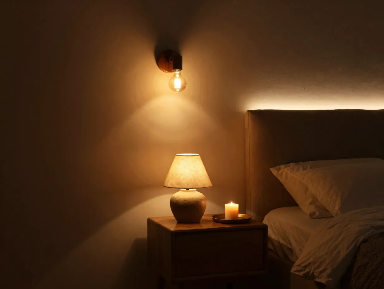Create retreat like lighting with layered warm sources
