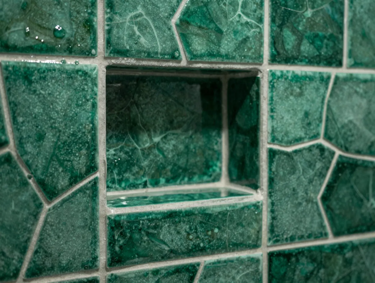 Install decorative tile as an accent wall feature