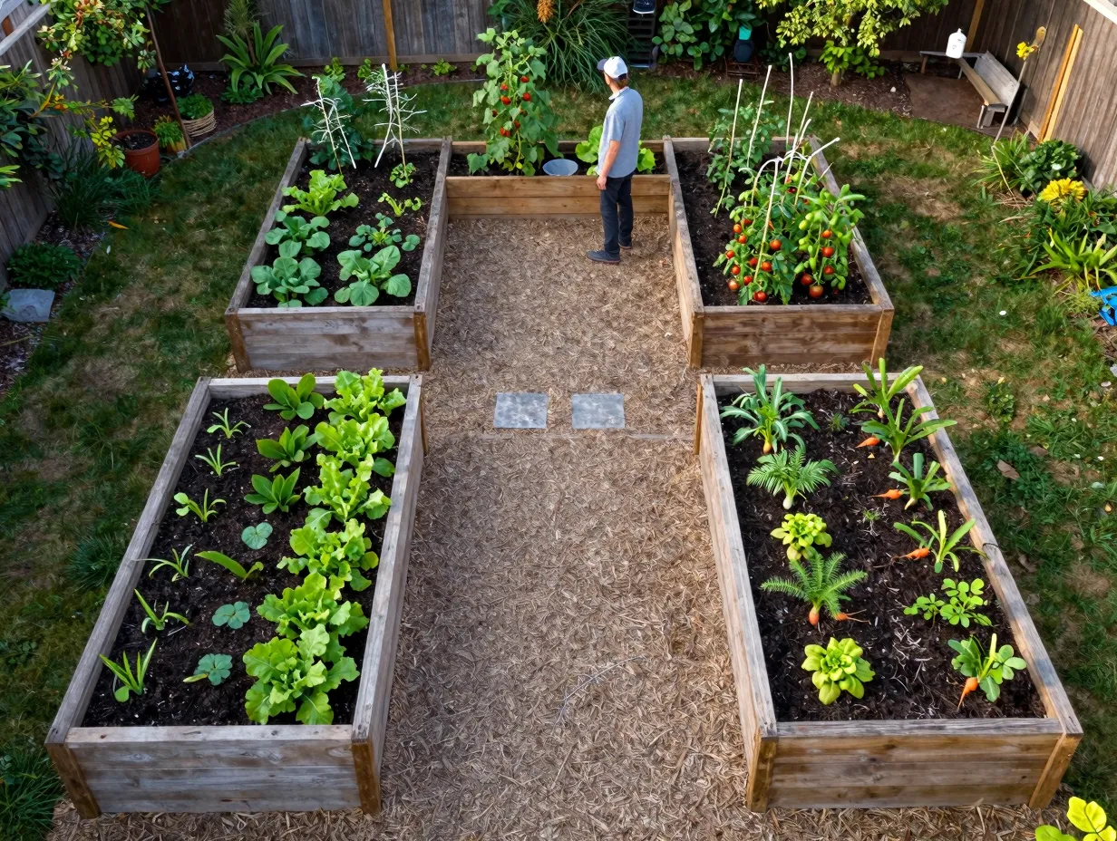 The u shaped raised bed system