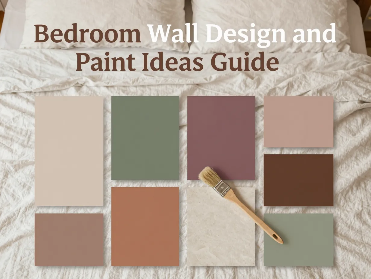 Bedroom wall design and paint ideas guide