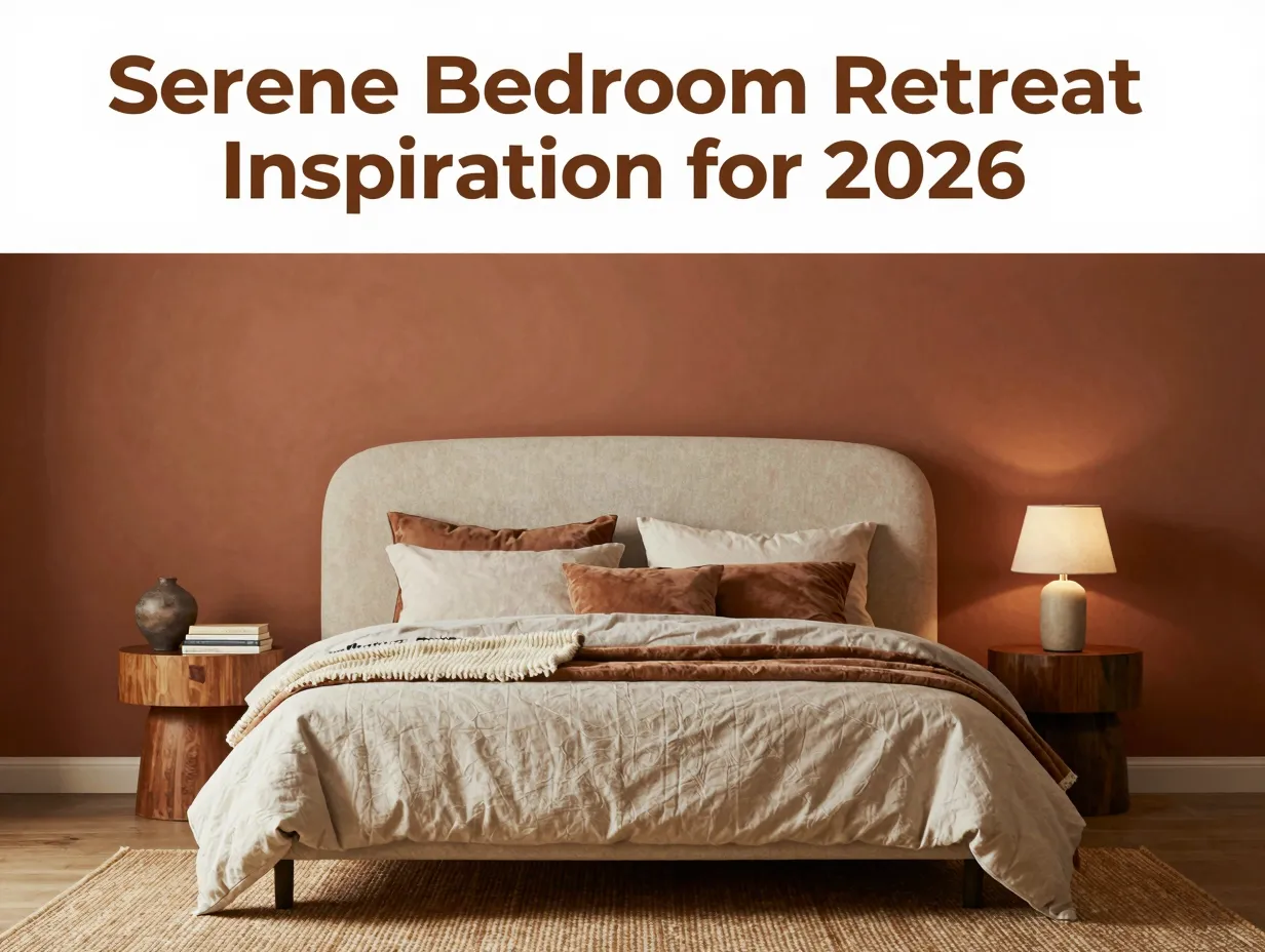 Serene bedroom retreat inspiration for 2026