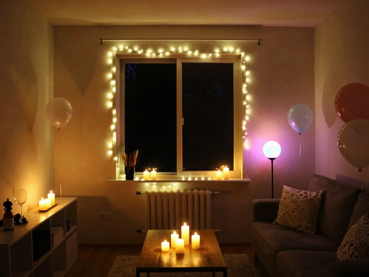 Lighting that changes the mood of the room
