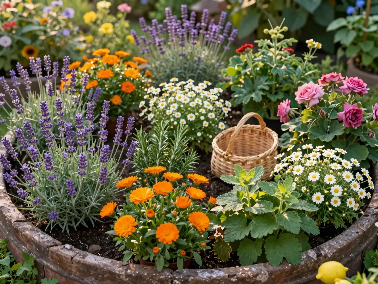The dedicated beauty and wellness herb garden