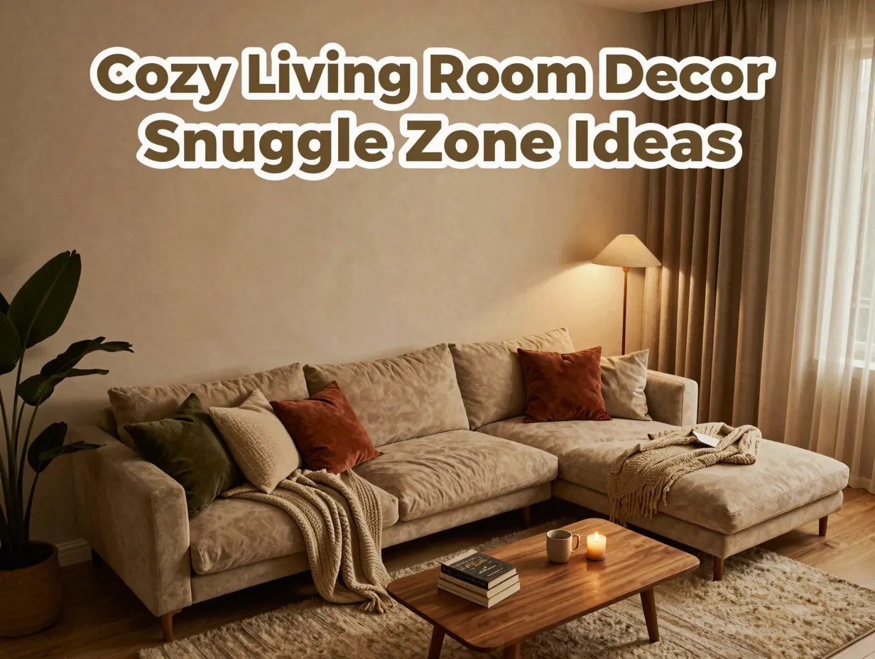 Cozy living room decor snuggle zone ideas