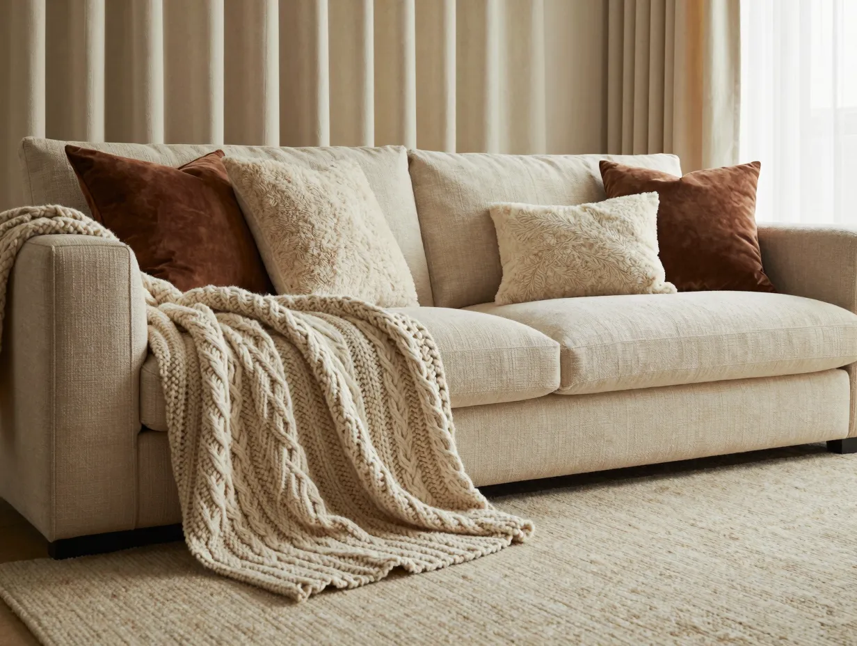 1 layer your textiles strategically