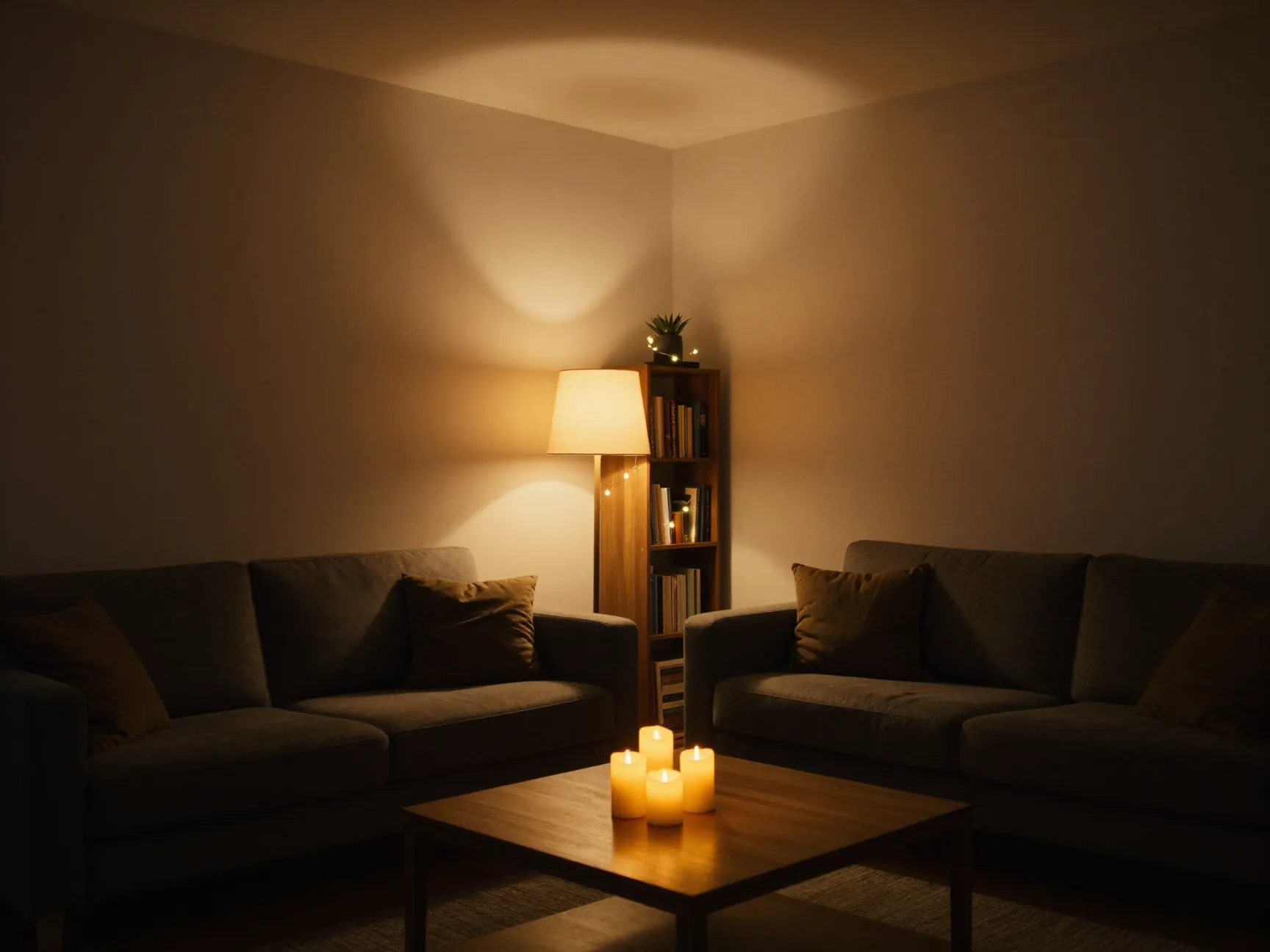 Build a warm layered lighting scheme