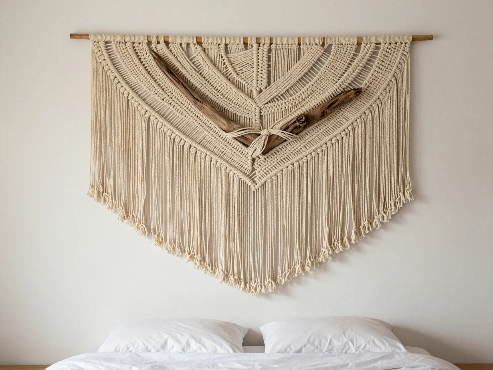 4 hang a statement macrame or woven wall piece