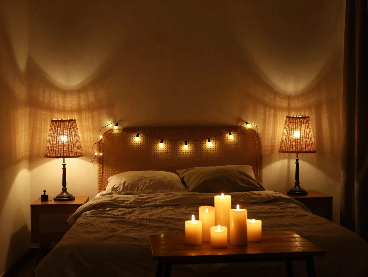 6 layer lighting for warmth and atmosphere