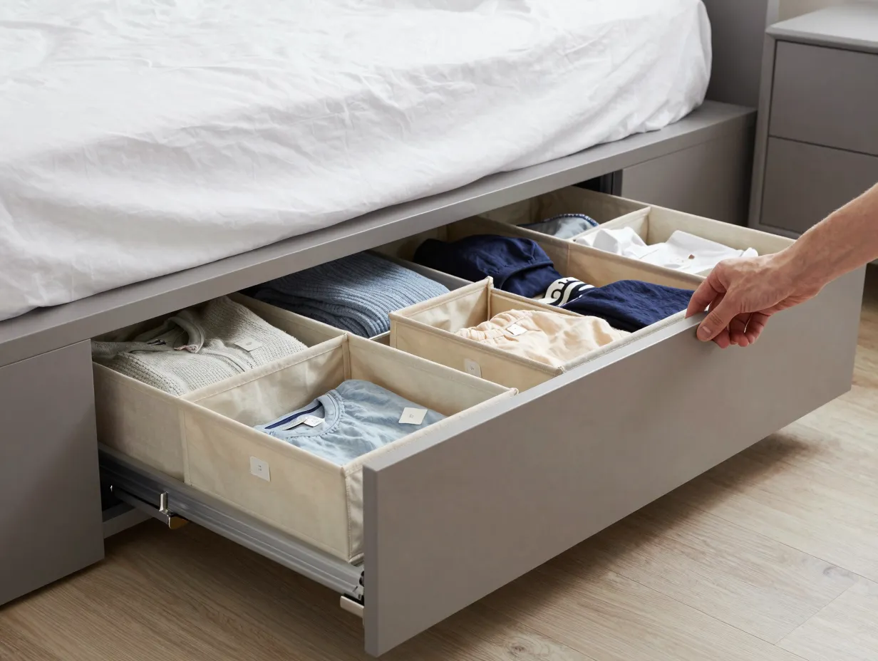 Maximize under bed storage