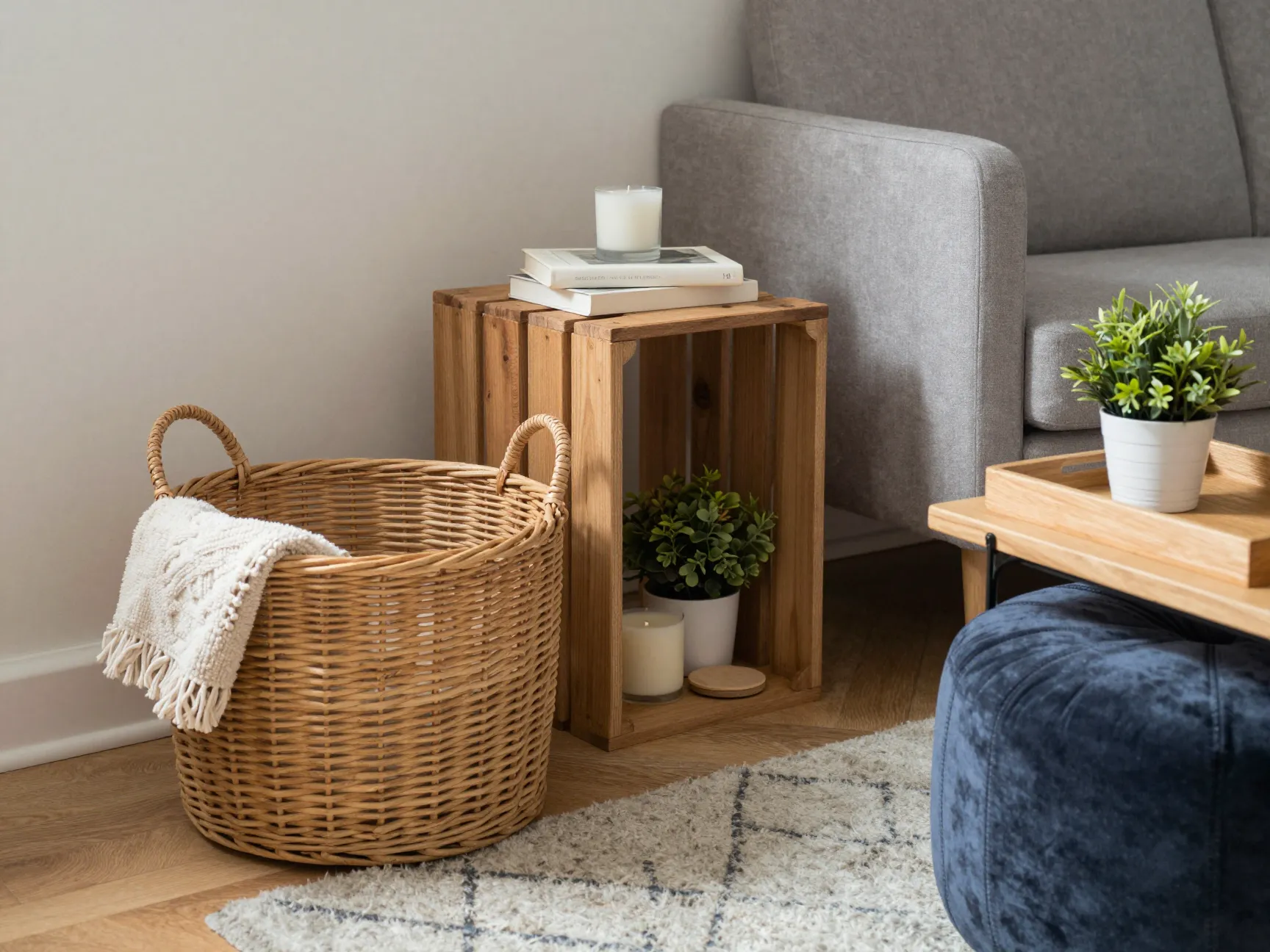 Curate multi functional fall decor pieces