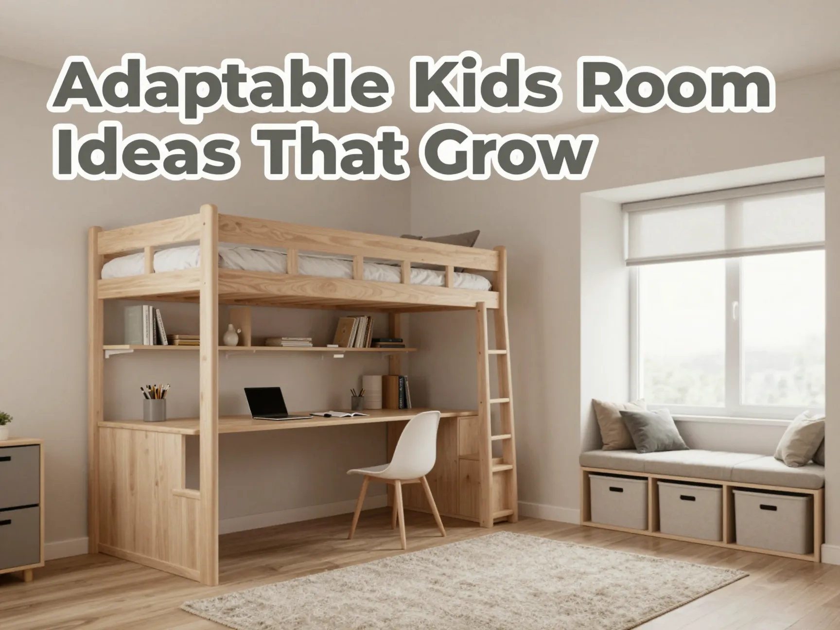 Adaptable kids room ideas that grow