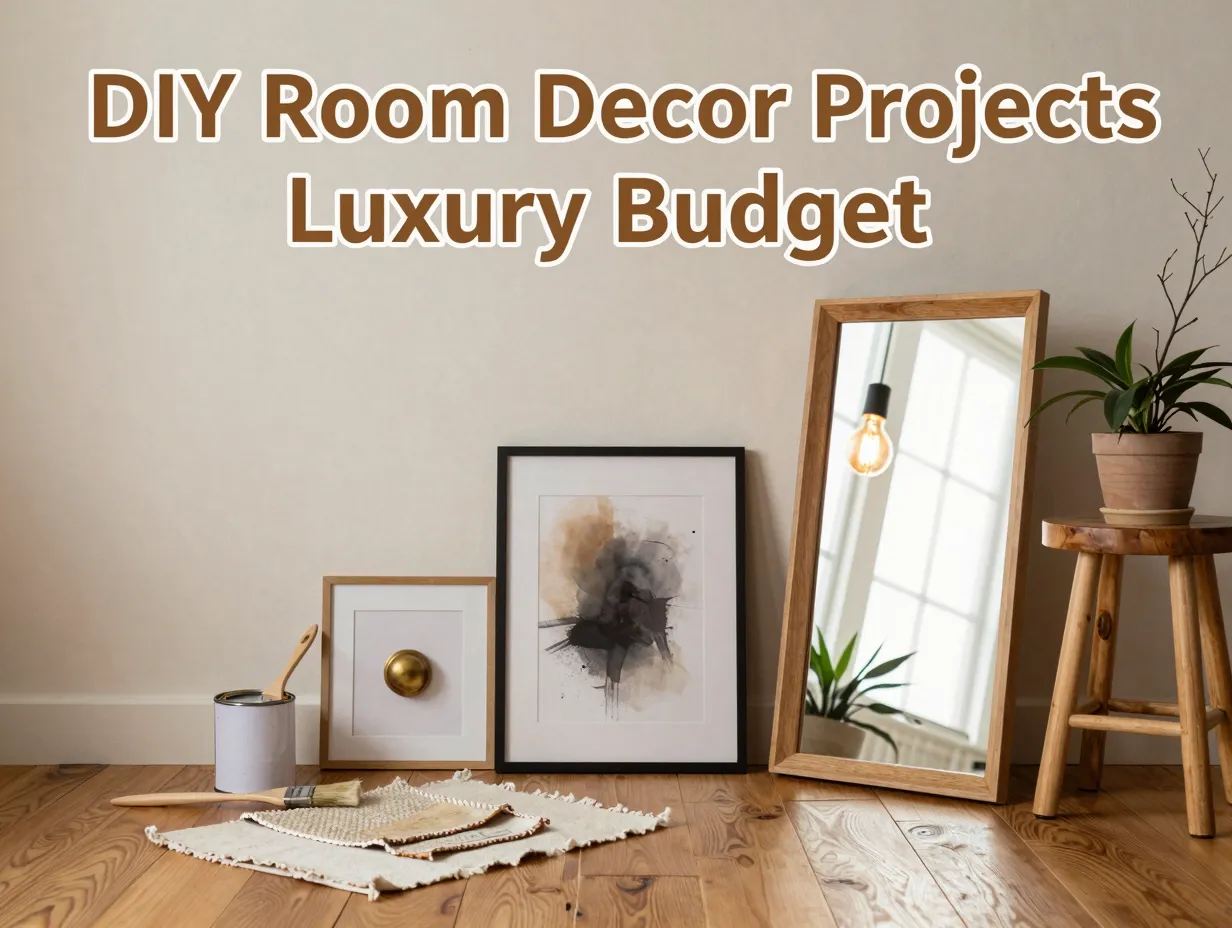 Diy room decor projects luxury budget