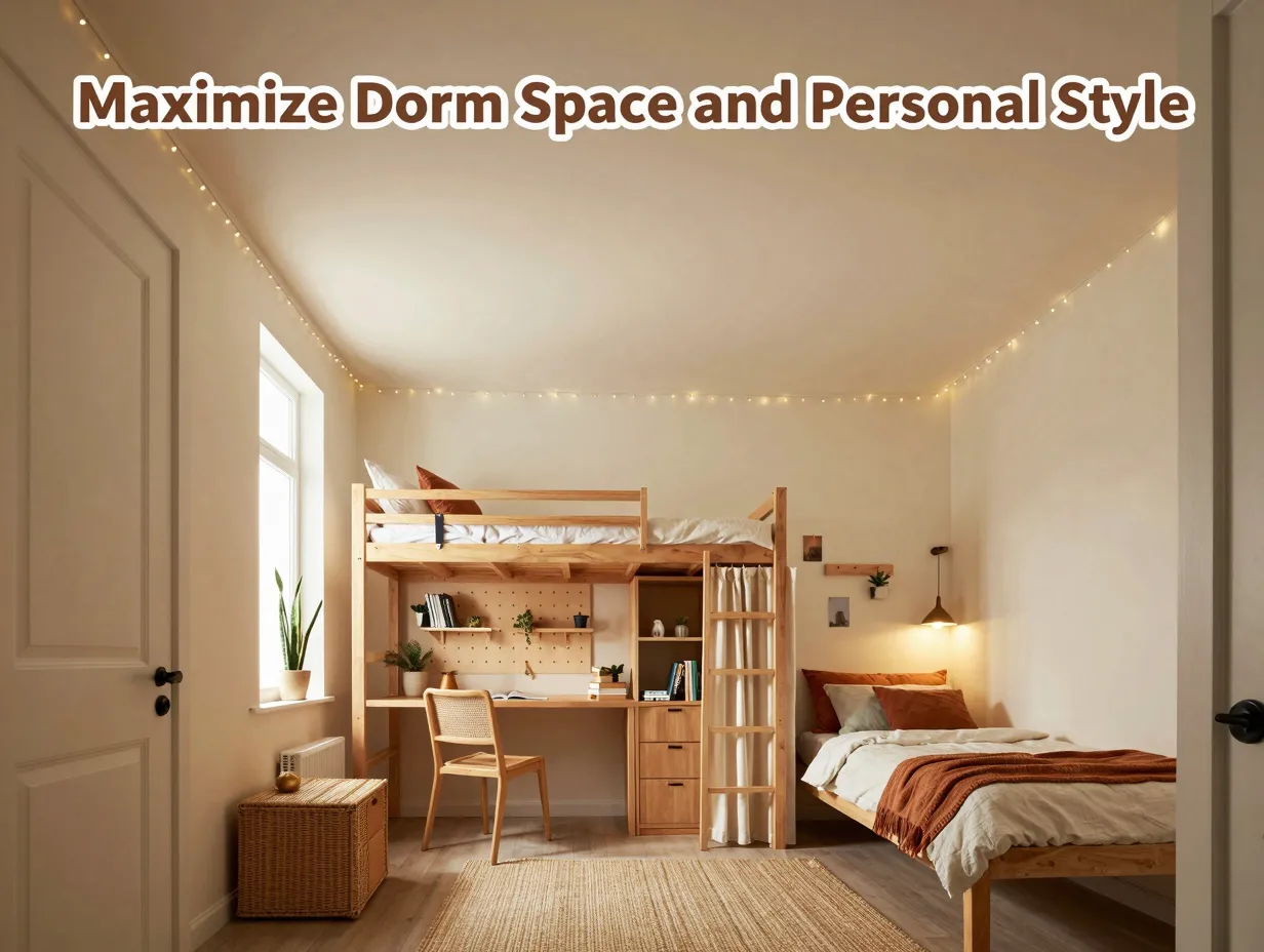 Maximize dorm space and personal style