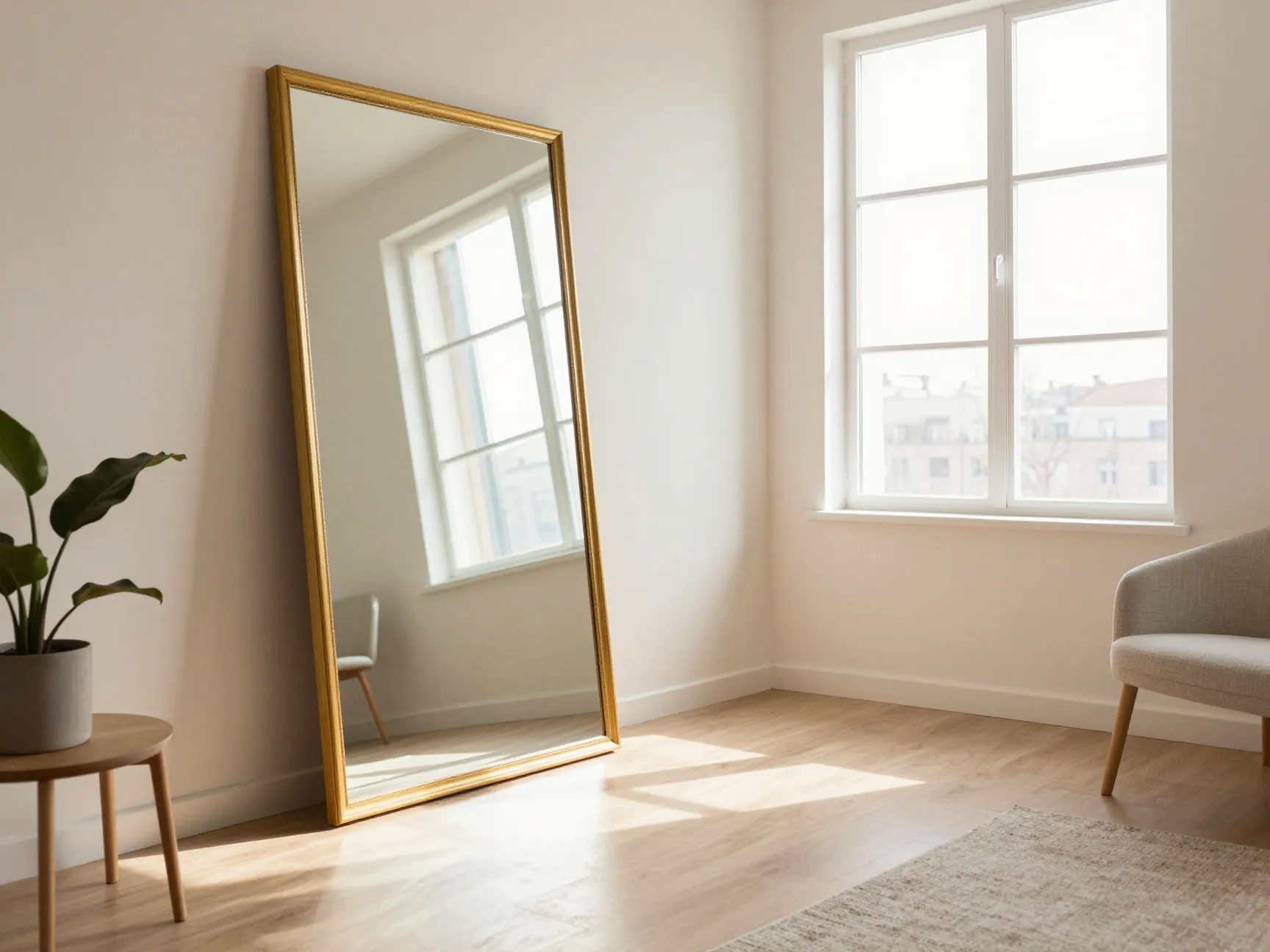 Use mirrors strategically to expand and elevate