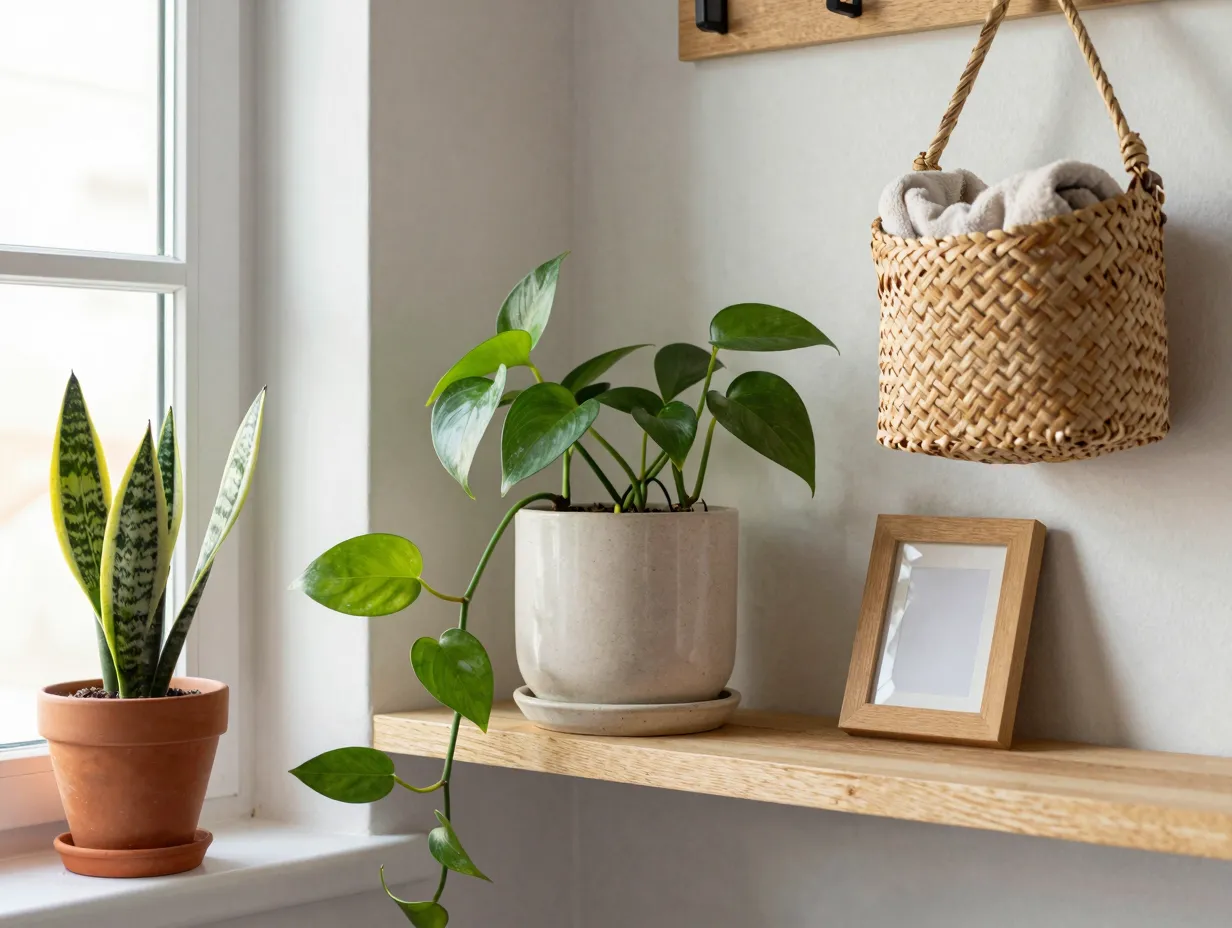 Bring in greenery and natural elements for wellbeing and style