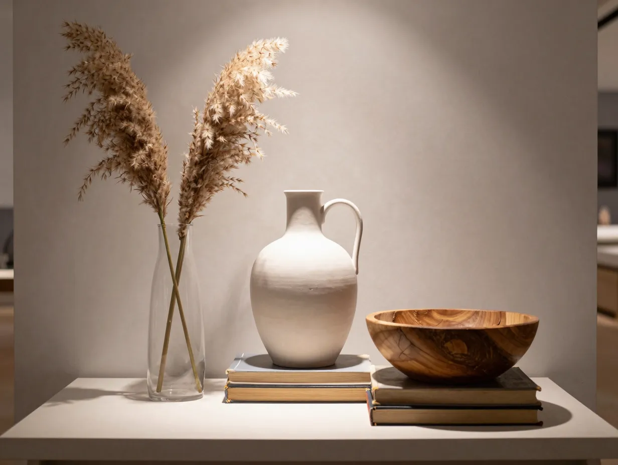 Create curated displays with everyday objects