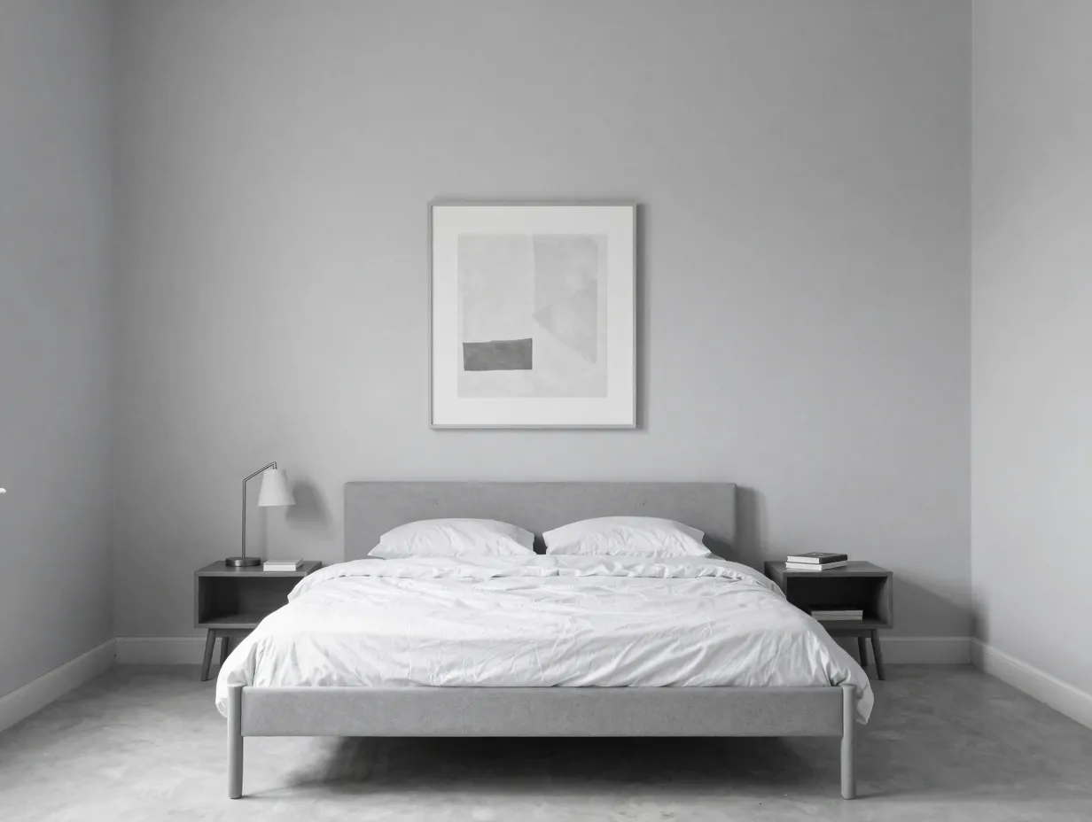 Embrace minimalism with clean lines and thoughtful negative space