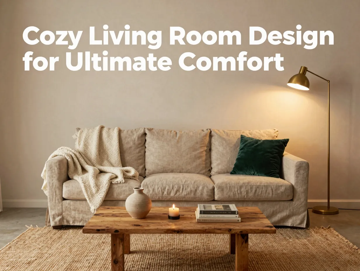 Cozy living room design for ultimate comfort