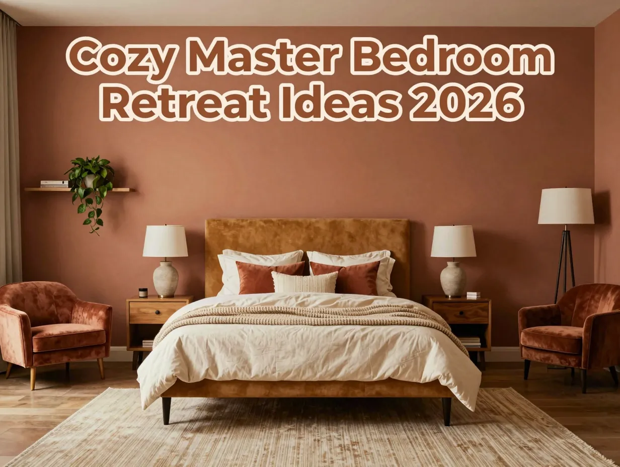 Cozy master bedroom retreat ideas 2026