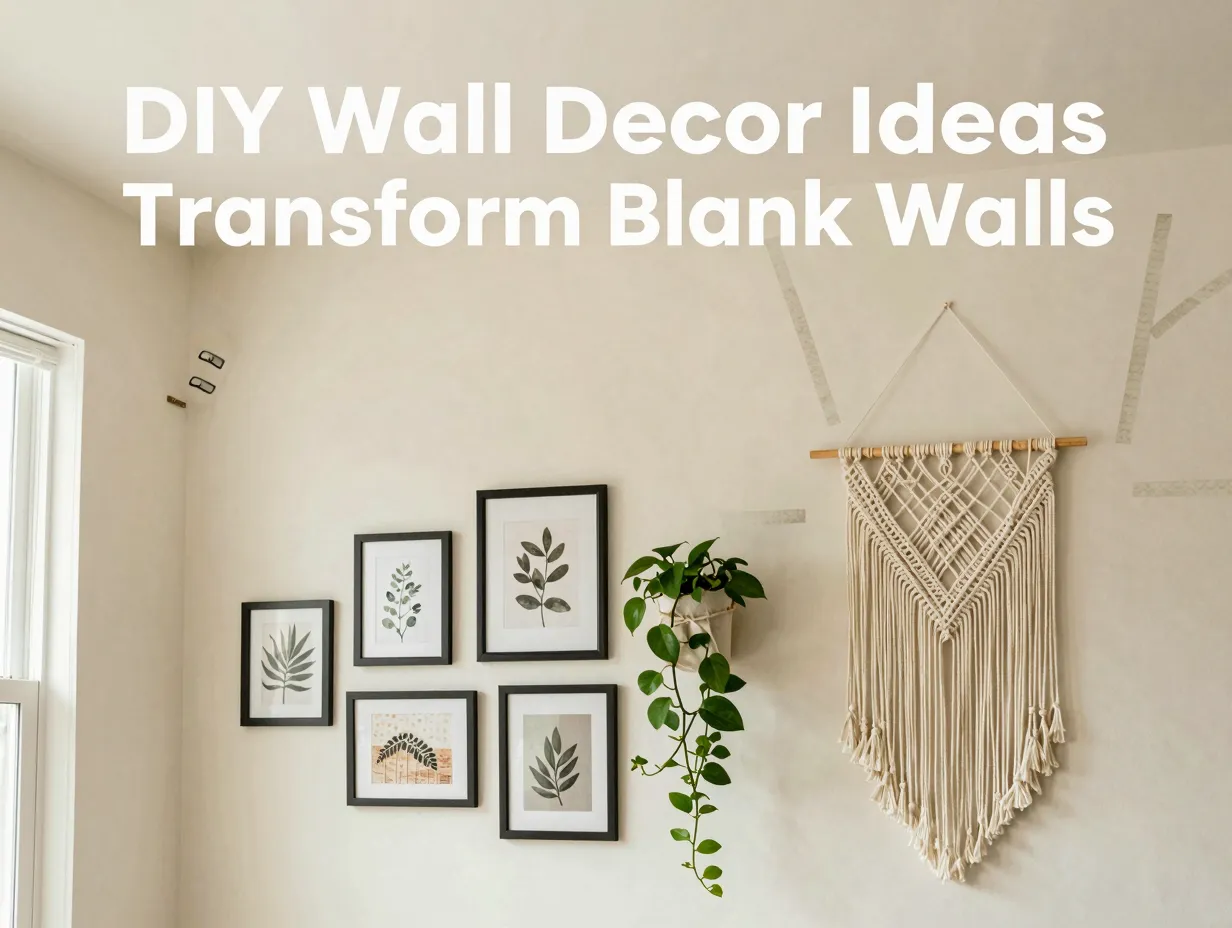 Diy wall decor ideas transform blank walls