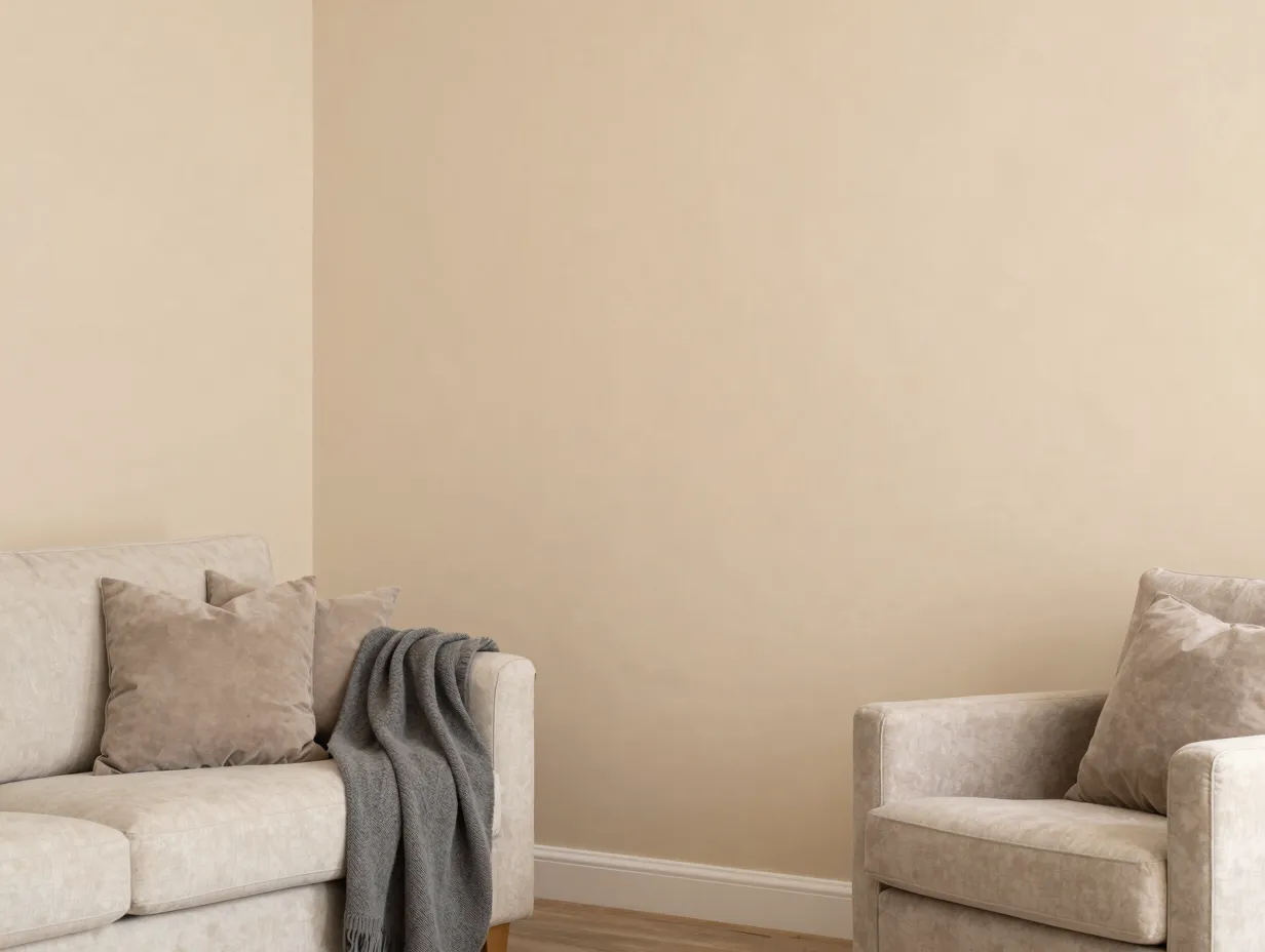 Choose a warm neutral color palette as your foundation