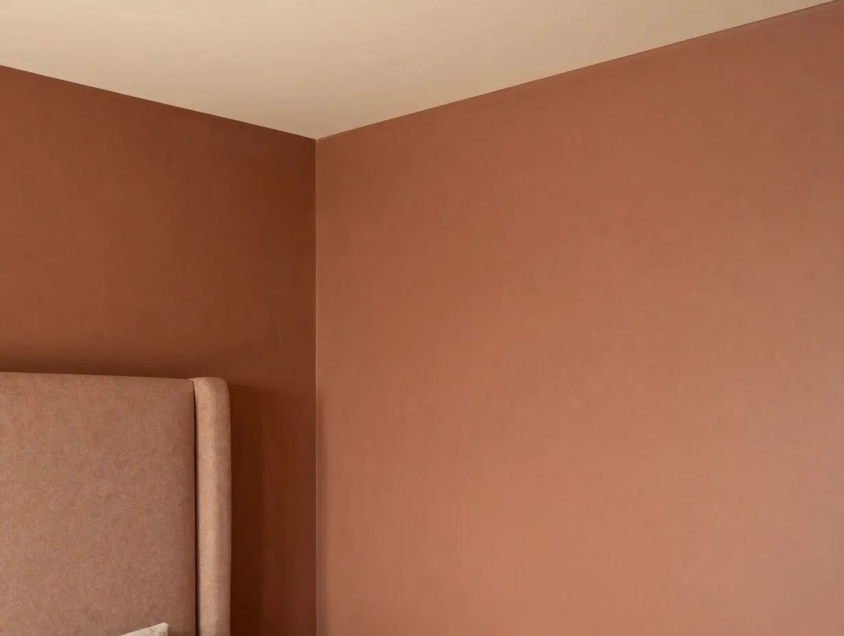 Swap cool greys for warm enveloping color palettes