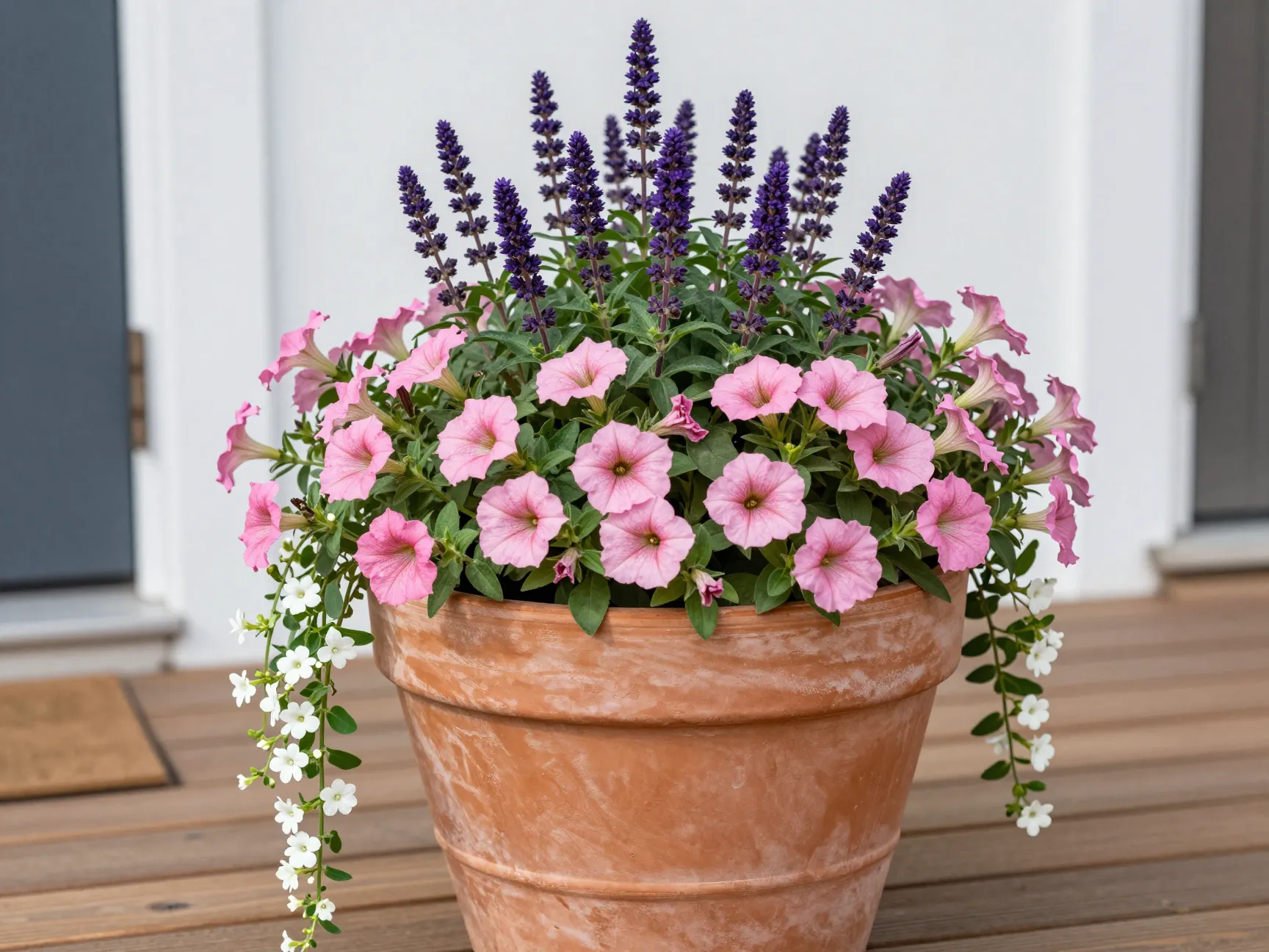 Container color pots planters and hanging baskets