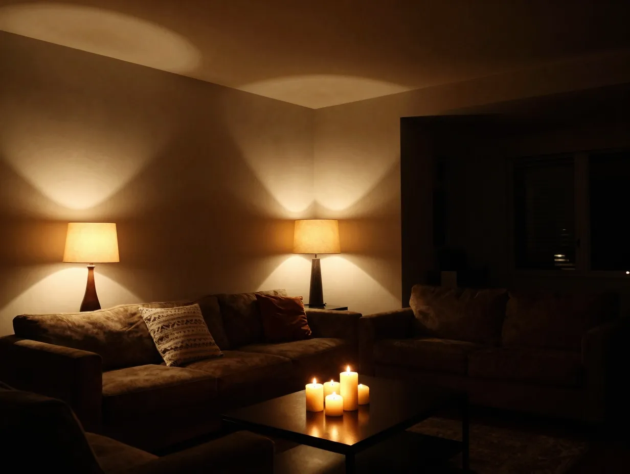 Design a layered lighting scheme