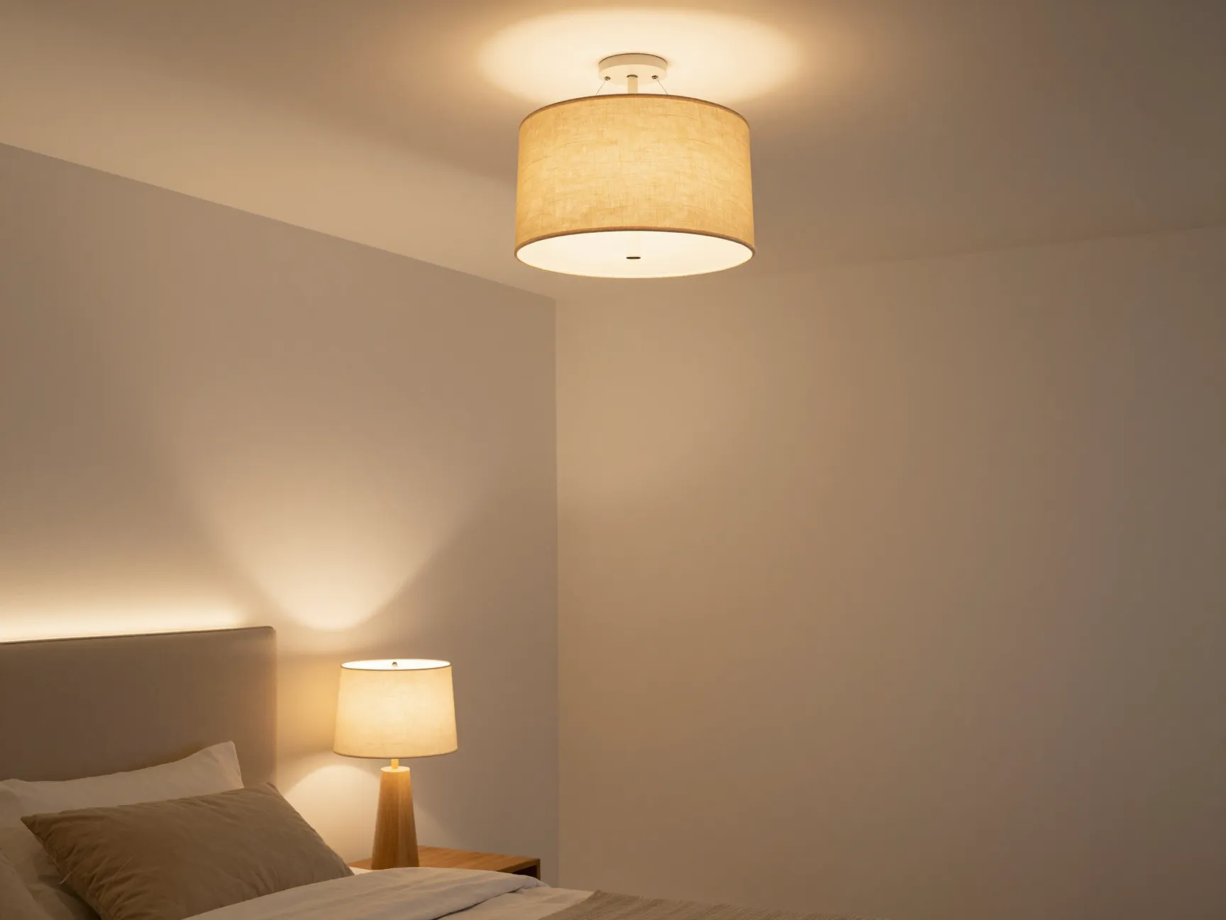 Design warm layered lighting