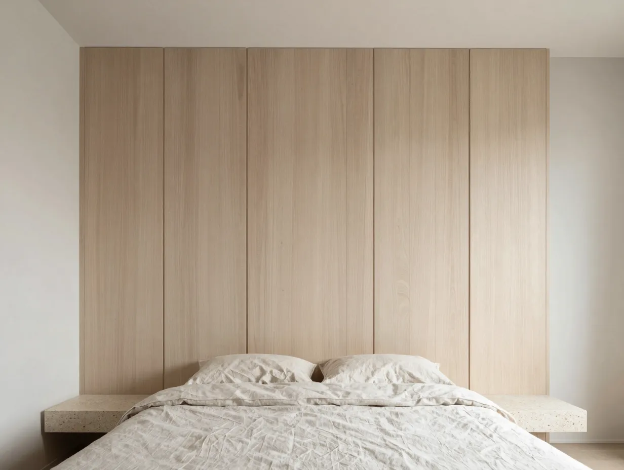 7 japandi inspired minimalist wood panels