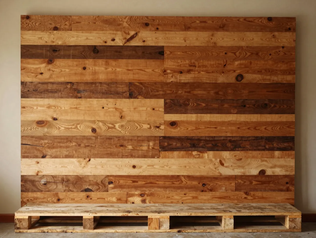 Build a reclaimed wood accent panel